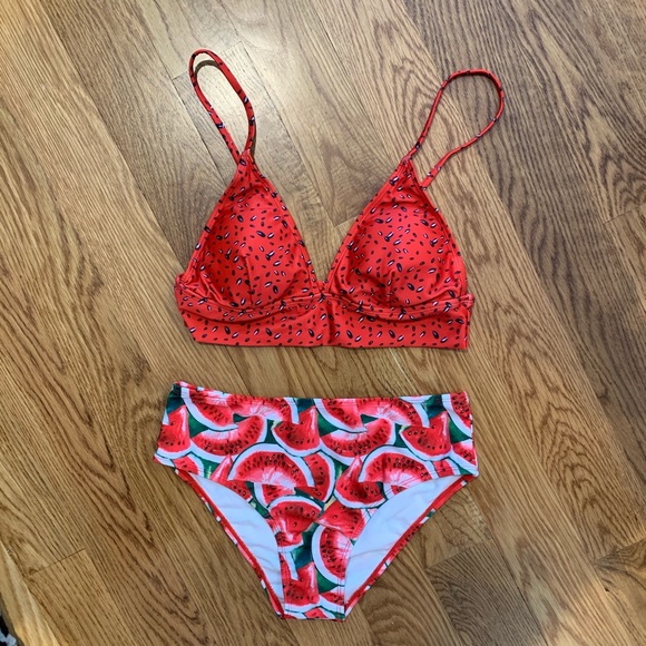 SALE! 🚨 Watermelon High Waisted Bikini Swimsuit - Picture 6 of 8